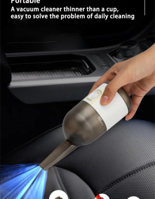 Mini Desktop Vacuum Cleaner: Portable Cordless Dust Sweeper for Home, Car, Office