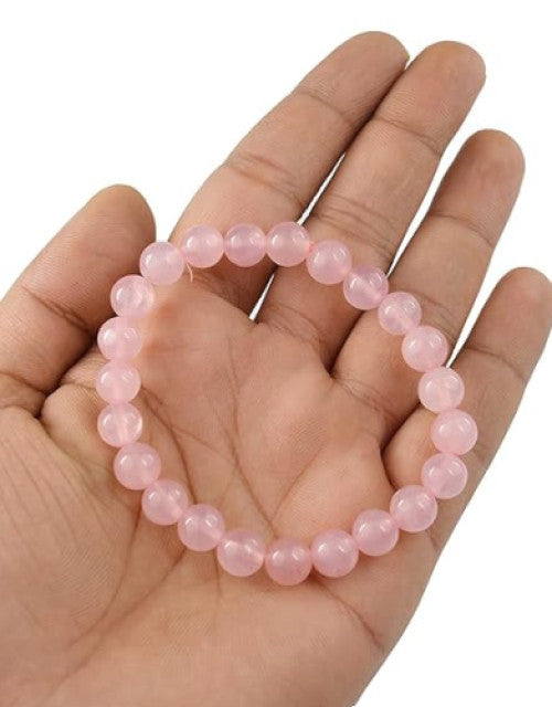 Natural Rose Quartz Bracelet for women and girl