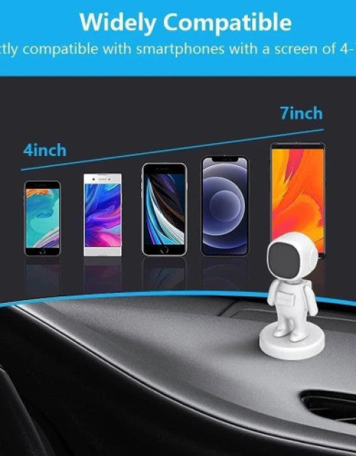 White Magnetic Mobile Astronaut Holder