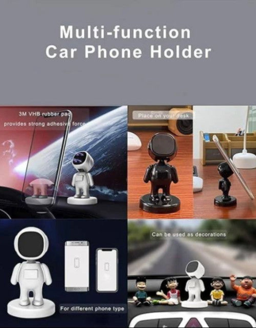 White Magnetic Mobile Astronaut Holder